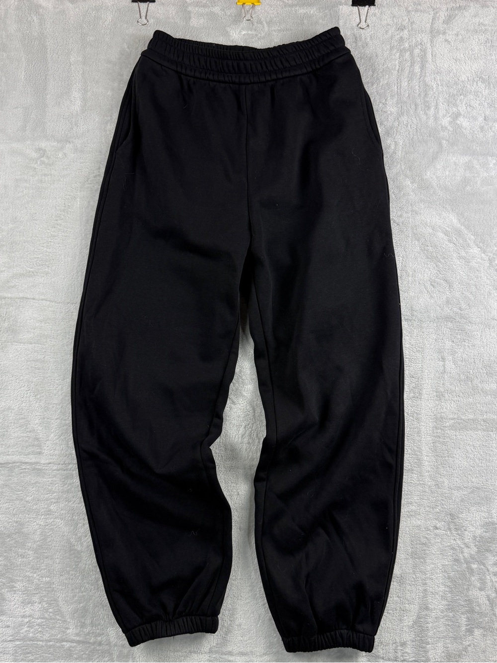Black Half Zip Lounge Set Sweatshirt Jogger Set crop streetwear relax y2k Size M - Picture 3 of 12